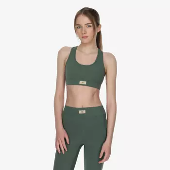 Короткая блузка для йоги Lussari, зеленый