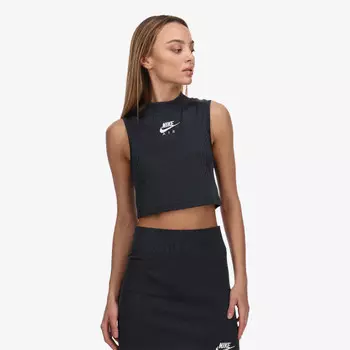 Короткая блузка в рубчик с резервуаром для воздуха nsw Nike