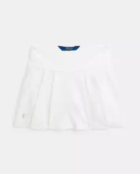 Короткая девичья юбка с рюшами Polo Ralph Lauren, белый