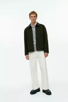 Короткая двусторонняя куртка из шерсти ARKET