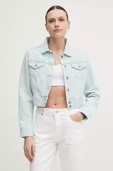 Короткая джинсовая куртка Cropped Jacket Pepe Jeans, синий