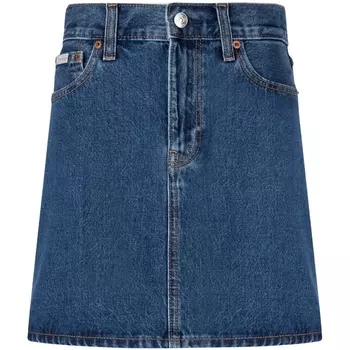 Короткая джинсовые юбка CALVIN KLEIN, женская, цвет синий