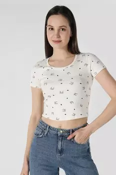 Короткая футболка Colin'S, черный