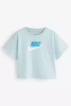 Короткая футболка Little Kids Futura Nike, синий