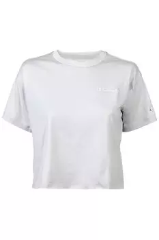 Короткая футболка с овальным вырезом Champion, серый