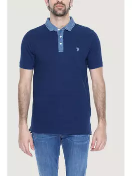 Короткая футболка U.S. Polo Assn., синий