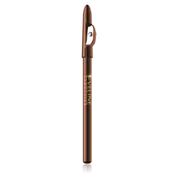 Короткая коричневая подводка для глаз Eveline Cosmetics Eyeliner Pencil, 3 гр