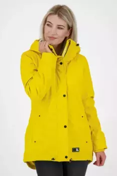 Короткая куртка Alife & Kickin "ElmaAK A Rainstyle Jacket женская короткая куртка, переходная куртка", цвет Citron