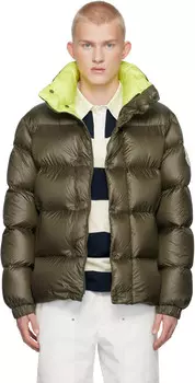 Короткая куртка цвета хаки Leste Moncler