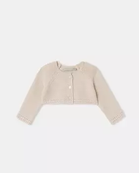 Короткая куртка для девочки с длинными рукавами Coconut El Corte Ingls, бежевый