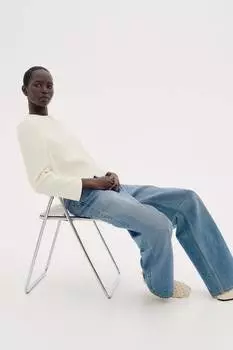 Короткая куртка H&M, бежевый
