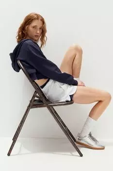 Короткая куртка-худи H&M, синий