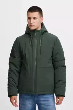 Короткая куртка из смеси "BLEND BHOuterwear", с капюшоном, цвет Deep Forest