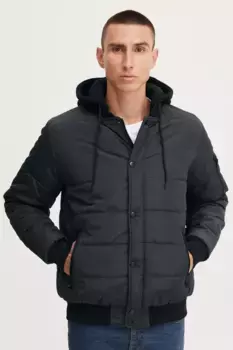 Короткая куртка из смеси "BLEND BHOuterwear", с капюшоном, черный