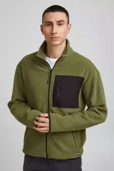 Короткая куртка из смесовой ткани "BLEND BHSweatshirt", без капюшона, цвет Loden Green