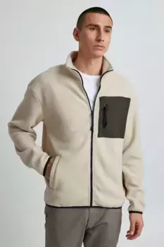 Короткая куртка из смесовой ткани "BLEND BHSweatshirt", без капюшона, серый