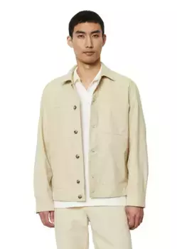 Короткая куртка Marc O'Polo "из натурального хлопка и льна", без капюшона, белый