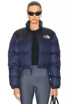 Короткая куртка Нупце The North Face, цвет Summit Navy & TNF Black