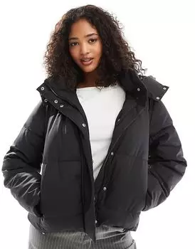 Короткая куртка-пуховик черного цвета Vero Moda