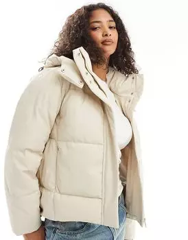 Короткая куртка-пуховик в овсянке Vero Moda