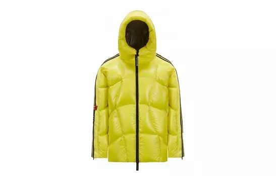 Короткая куртка-пуховик X Adidas Originals Beiser Moncler, желтый