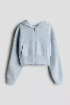 Короткая куртка с капюшоном H&M, синий
