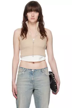 Короткая куртка-толстовка Courrges, цвет sand