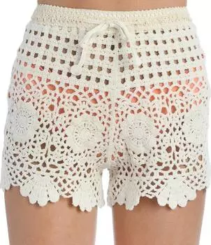 Короткая накидка для плавания Hobie крючком, белый