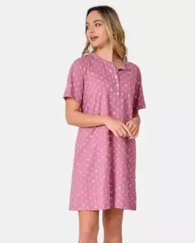 Короткая ночная рубашка с короткими рукавами Massana, розовый