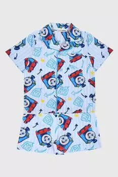 Короткая пижама для мальчика «Томас и паровозик» Brand Threads, синий