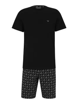 Короткая пижама Emporio Armani, черный