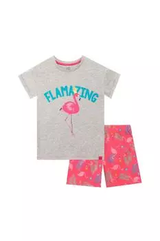 Короткая пижама Flamingo Flamingo Harry Bear, розовый