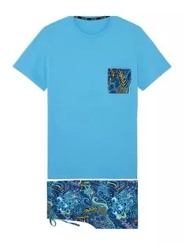 Короткая пижама HOM Cyril, синий