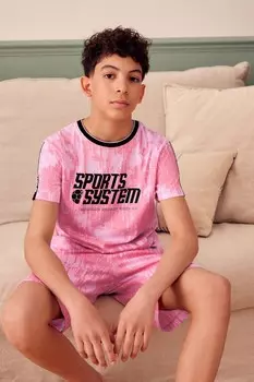 Короткая пижама из 100% хлопка (4 16 лет) Next, розовый