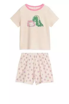 Короткая пижама из двух частей из джерси ARKET