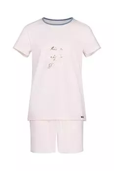 Короткая пижама из хлопка Skiny, бежевый