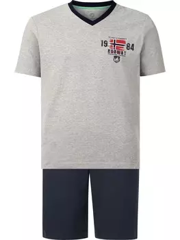 Короткая пижама Jan Vanderstorm Edin, серый