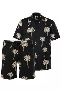 Короткая пижама JP1880, черный