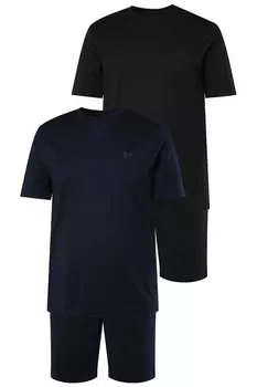 Короткая пижама Men Plus, черный