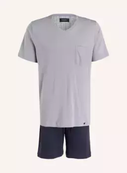 Короткая пижама night & day Hanro, синий