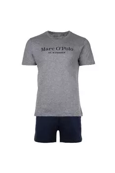 Короткая пижама с логотипами Marc O'Polo, серый