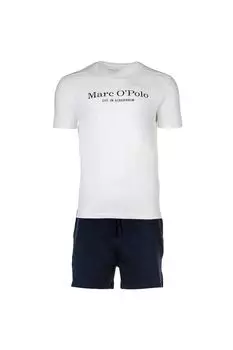 Короткая пижама с логотипами Marc O'Polo, белый