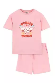 Короткая пижама с узором Dagi, розовый