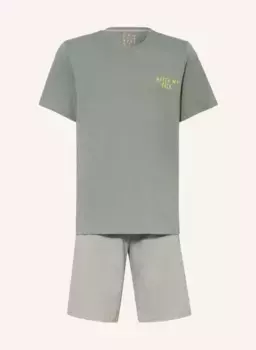 Короткая пижама Sanetta, зеленый