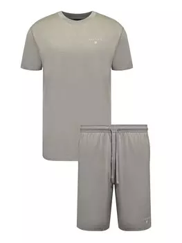 Короткая пижама SikSilk, серый