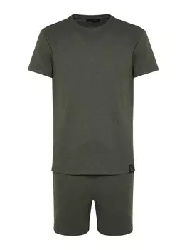 Короткая пижама Trendyol, оливковый