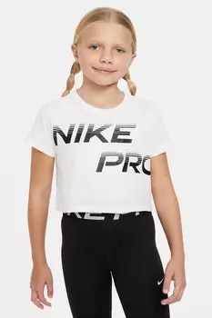 Короткая профессиональная футболка Nike, белый