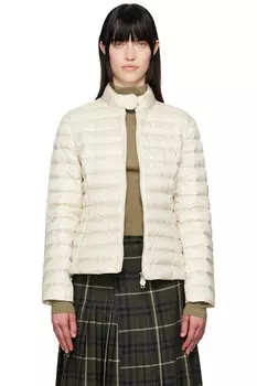 Короткая пуховая куртка Igelle Moncler, белый