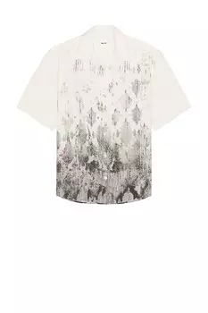 Короткая рубашка с коротким рукавом Quinsy 5971 Nn07, black print