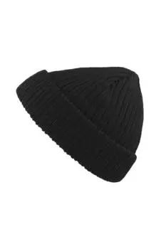 Короткая шапка Docker с отворотом Atlantis, черный